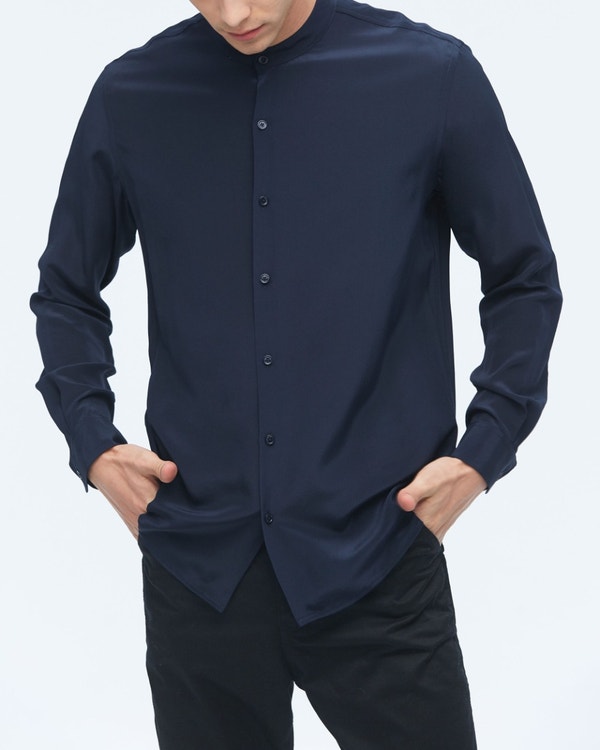Business Formal Silk Shirt For Men