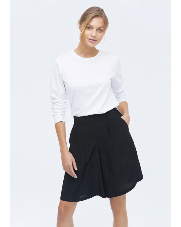 Casual Organic Silk Loose Shorts