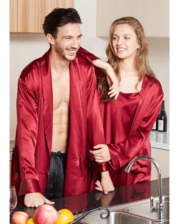 22 Momme Luxury Silk Couple Robes